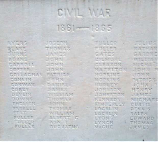 WEST RUTLAND WAR MEMORIAL STONE E