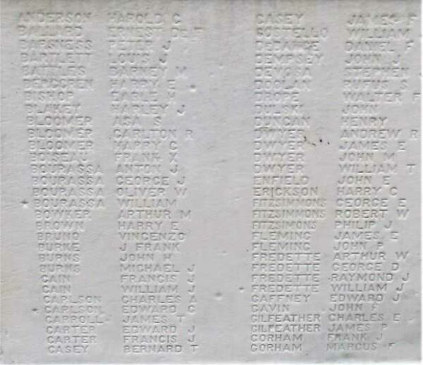 WEST RUTLAND WAR MEMORIAL STONE C