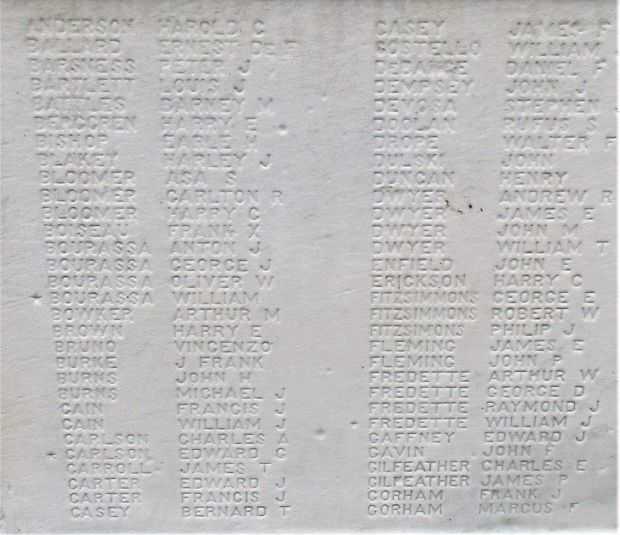 WEST RUTLAND WAR MEMORIAL STONE C