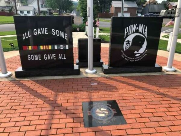 MIFFLIN COUNTY VIETNAM KIA WAR MEMORIAL BACK