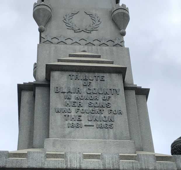 BLAIR COUNTY CIVIL WAR MEMORIAL DEDICATION STONE