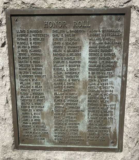 JUNIATA’S TRIBUTE TO HONOR MEMORIAL PLAQUE D