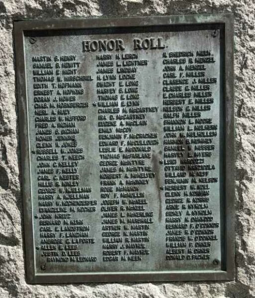 JUNIATA’S TRIBUTE TO HONOR MEMORIAL PLAQUE C