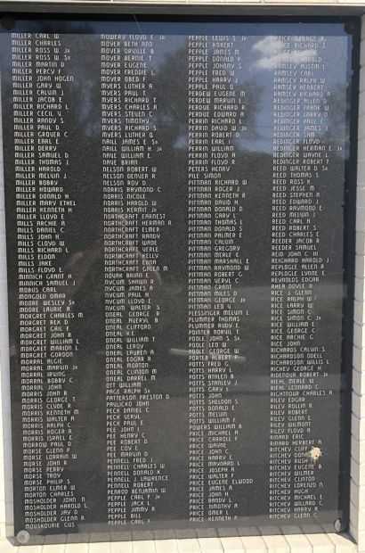 EVERETT AREA HONOR ROLL MEMORIAL PLAQUE D