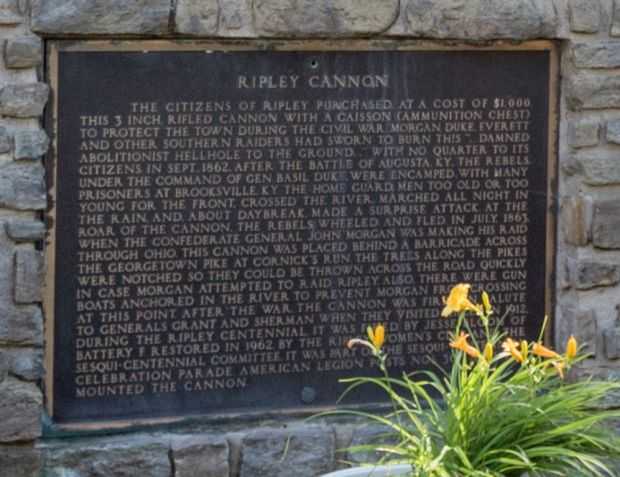 BATTERY F RIPLEY WAR MEMORIAL PLAQUE B