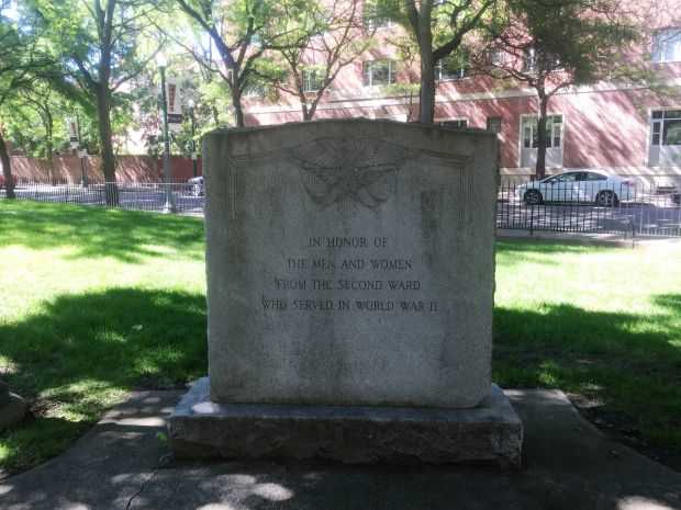 SECOND WARD WORLD WAR II MEMORIAL