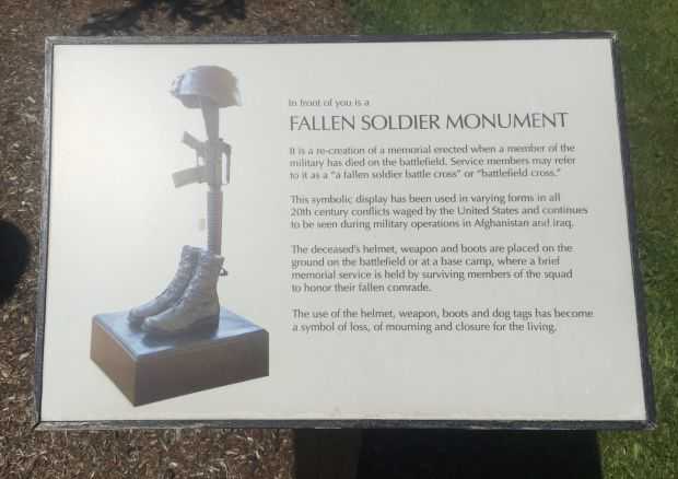 STEPHENTOWN FALLEN SOLDIER MONUMENT PLAQUE