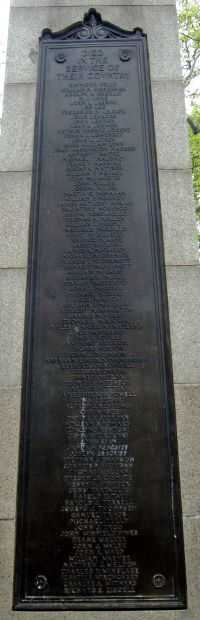 EIGHTH ASSEMBLY DISTRICT WORLD WAR MEMORIAL SIDE D