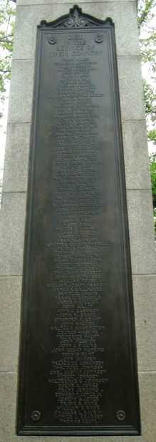 EIGHTH ASSEMBLY DISTRICT WORLD WAR MEMORIAL SIDE C