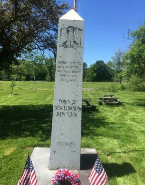 TOWN OF NEW LEBANON ALL WARS MEMORIAL