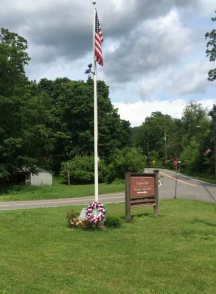 COPAKE FIRE CO. NO. 2 WAR MEMORIAL FLAGPOLE