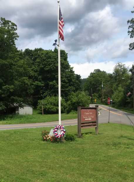 COPAKE FIRE CO. NO. 2 WAR MEMORIAL FLAGPOLE