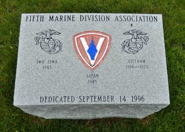 U.S. MARINE DIVISIONS (FMF) WORLD WAR II MEMORIAL STONE BLOCK E