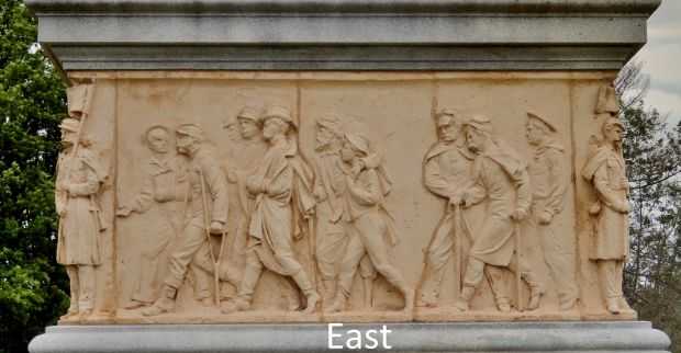 SONS OF MARYLAND MONUMENT RELIEF PANEL EAST