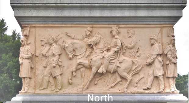 SONS OF MARYLAND MONUMENT RELIEF PANEL NORTH