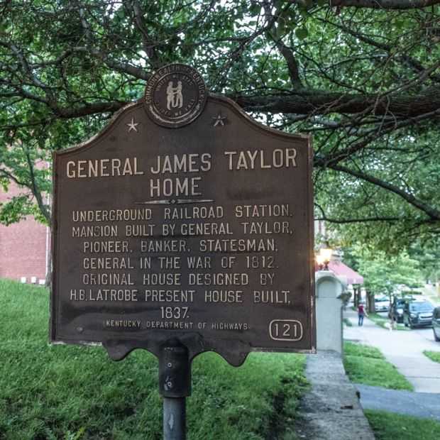 GENERAL JAMES TAYLOR HOME WAR MEMORIAL MARKER