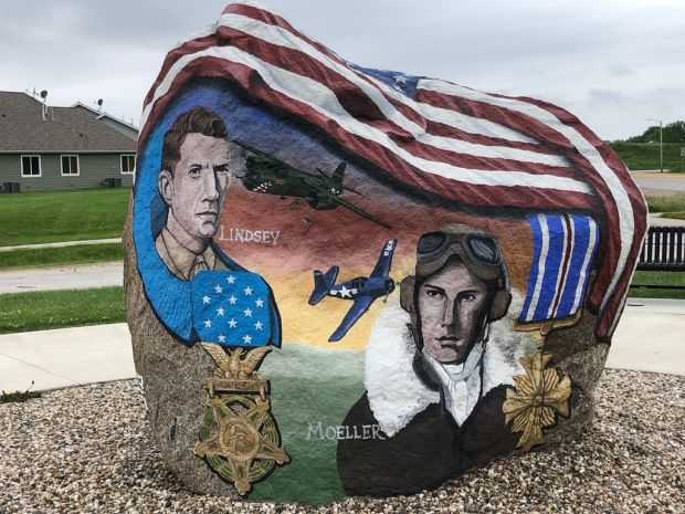 THE FORT DODGE FREEDOM ROCK VETERANS MEMORIAL SIDE A