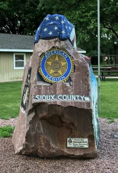 SIOUX COUNTY FREEDOM ROCK VETERANS MEMORIAL SIDE A