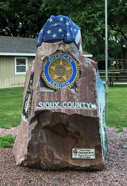 SIOUX COUNTY FREEDOM ROCK VETERANS MEMORIAL SIDE A