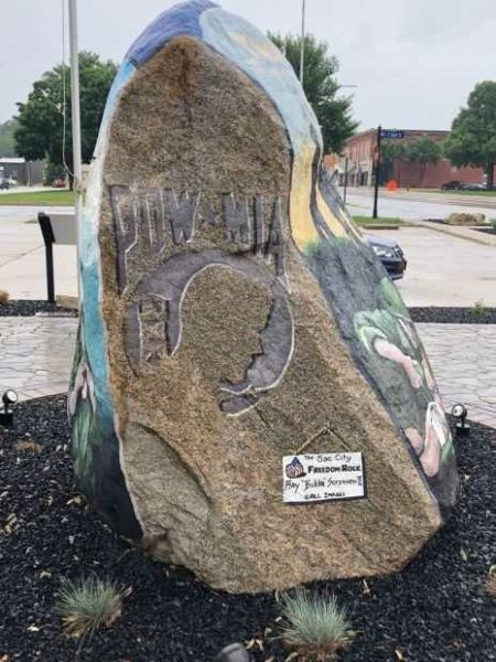 SAC COUNTY, IOWA FREEDOM ROCK VETERANS MEMORIAL SIDE D