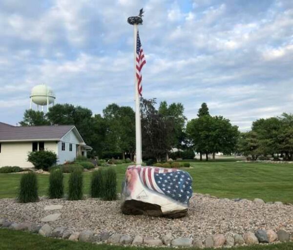 ROLFE FREEDOM ROCK VETERANS MEMORIAL SIDE C