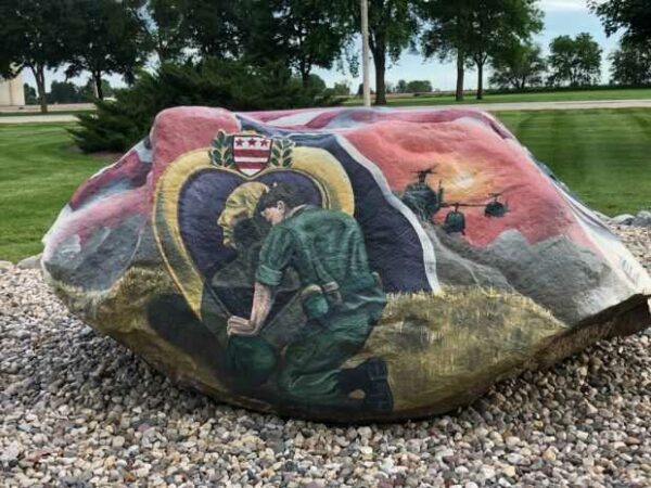 ROLFE FREEDOM ROCK VETERANS MEMORIAL SIDE B