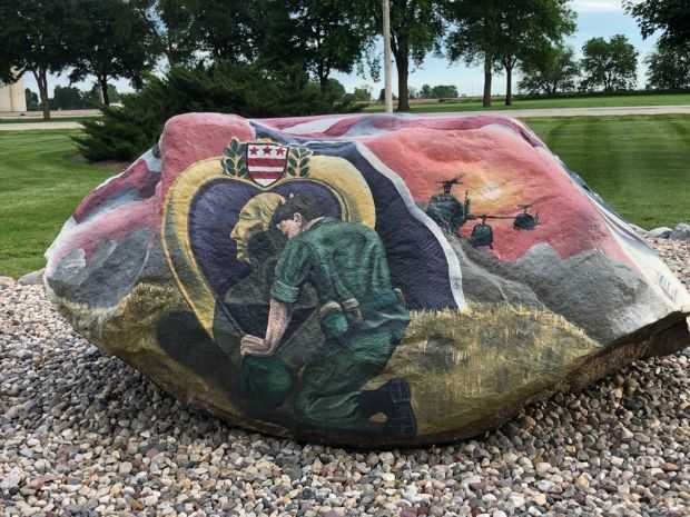 ROLFE FREEDOM ROCK VETERANS MEMORIAL SIDE B