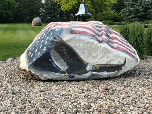 ROLFE FREEDOM ROCK VETERANS MEMORIAL SIDE A