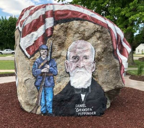 THE SANBORN FREEDOM ROCK VETERANS MEMORIAL SIDE B