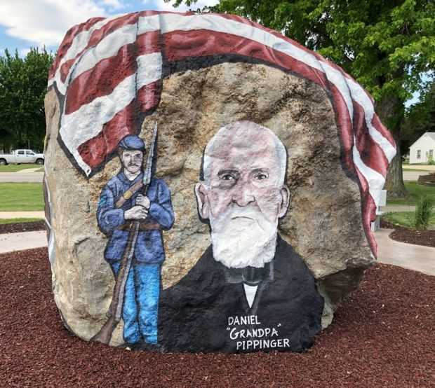 THE SANBORN FREEDOM ROCK VETERANS MEMORIAL SIDE B
