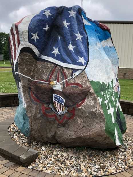 THE ACKLEY FREEDOM ROCK VETERANS MEMORIAL SIDE D