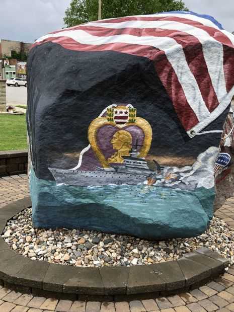 THE ACKLEY FREEDOM ROCK VETERANS MEMORIAL SIDE B