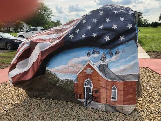 THE COULTER FREEDOM ROCK VETERANS MEMORIAL SIDE C