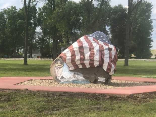 THE COULTER FREEDOM ROCK VETERANS MEMORIAL SIDE B