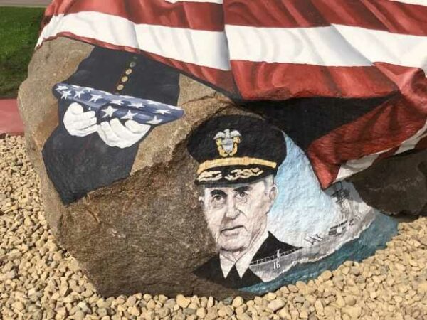 THE COULTER FREEDOM ROCK VETERANS MEMORIAL SIDE A