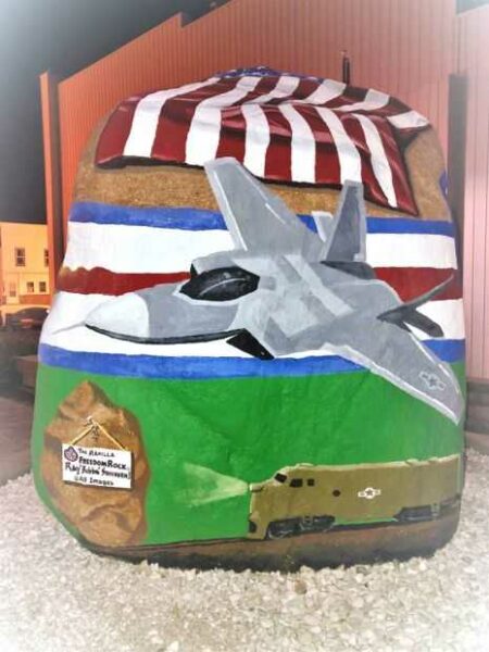 THE MANILLA FREEDOM ROCK VETERANS MEMORIAL SIDE D