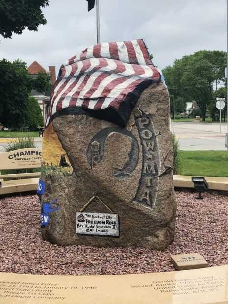CALHOUN COUNTY FREEDOM ROCK VETERANS MEMORIAL SIDE C