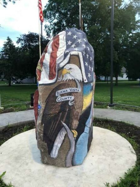 BUENA VISTA COUNTY FREEDOM ROCK VETERANS MEMORIAL SIDE C