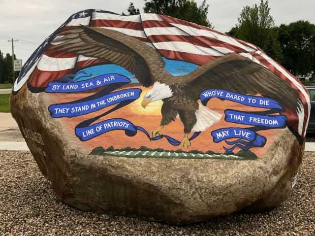 THE BREMER COUNTY FREEDOM ROCK VETERANS MEMORIAL SIDE B