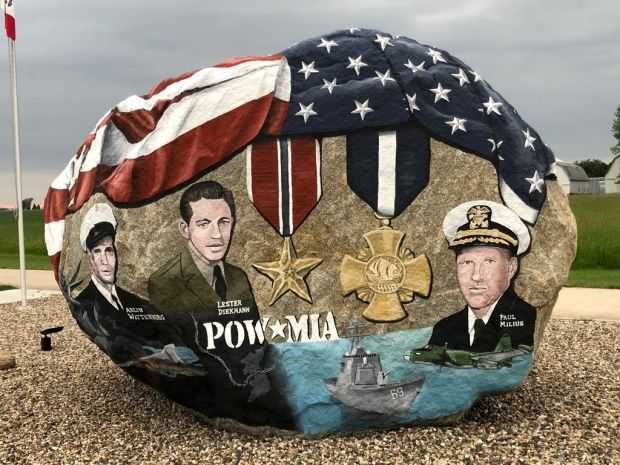 THE BREMER COUNTY FREEDOM ROCK VETERANS MEMORIAL SIDE A