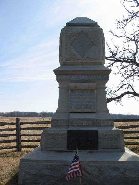 26TH PENNSYLVANIA INFANTRY WAR MEMORIAL