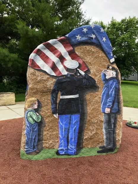 THE CEDAR FALLS FREEDOM ROCK VETERANS MEMORIAL SIDE B