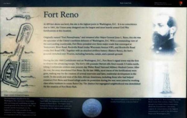 FORT RENO WAR MEMORIAL PLAQUE