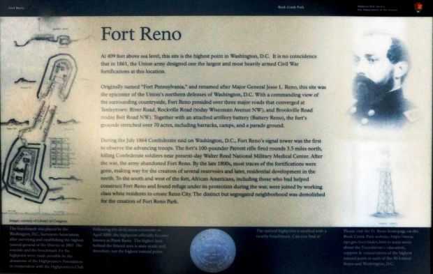 FORT RENO WAR MEMORIAL PLAQUE