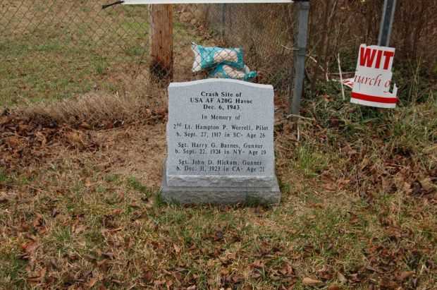 CRASH SITE OF USA AF A20G HAVOC MEMORIAL