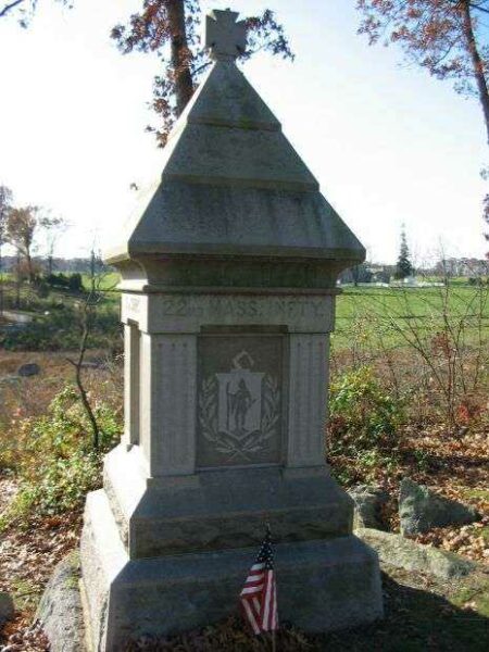 22ND MASSACHUSETTS INFANTRY WAR MEMORIAL