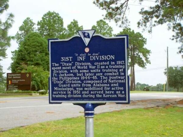 31ST INF DIVISION WAR MEMORIAL MARKER