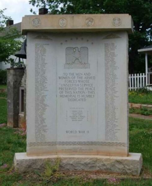 NEWRY WORLD WAR II MEMORIAL