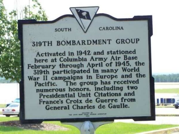 319TH BOMBARDMENT GROUP WAR MEMORIAL MARKER