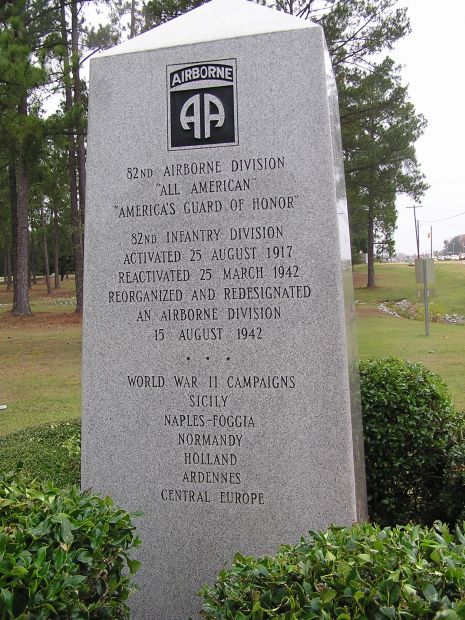 505TH PARACHUTE RCT WAR MEMORIAL SIDE D
